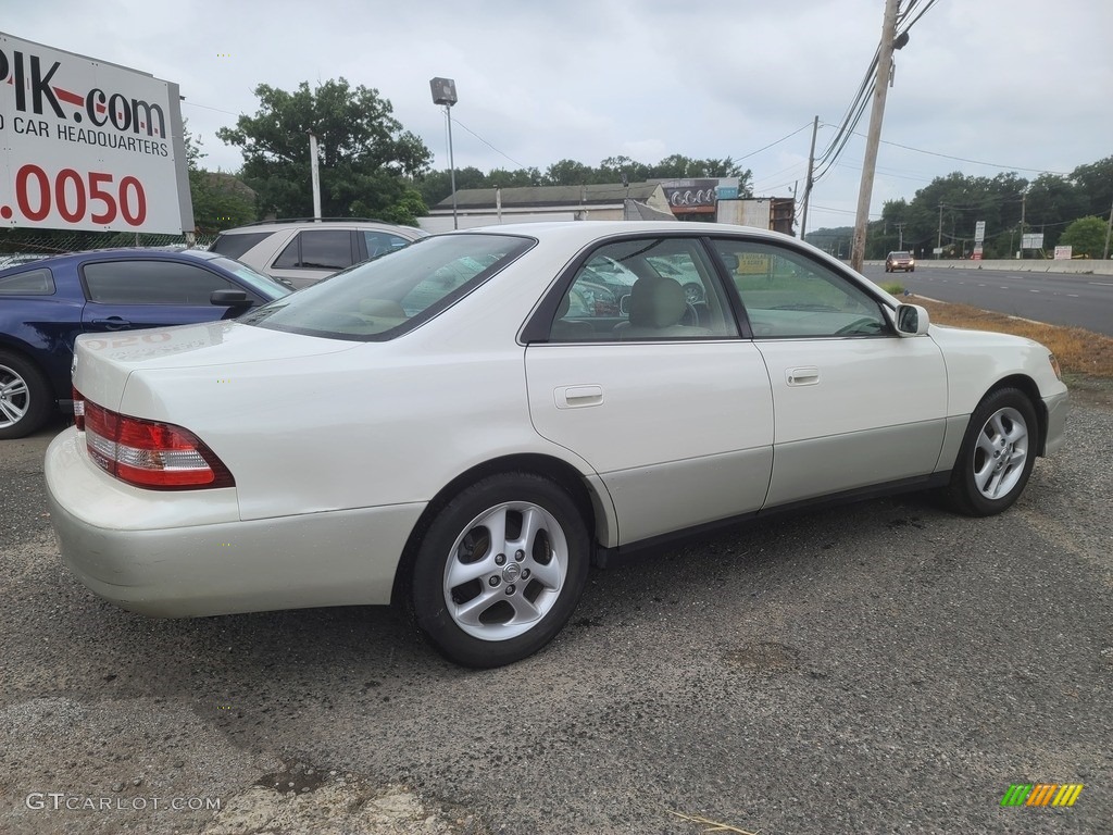 2000 ES 300 Sedan - Diamond White Pearl / Ivory photo #3