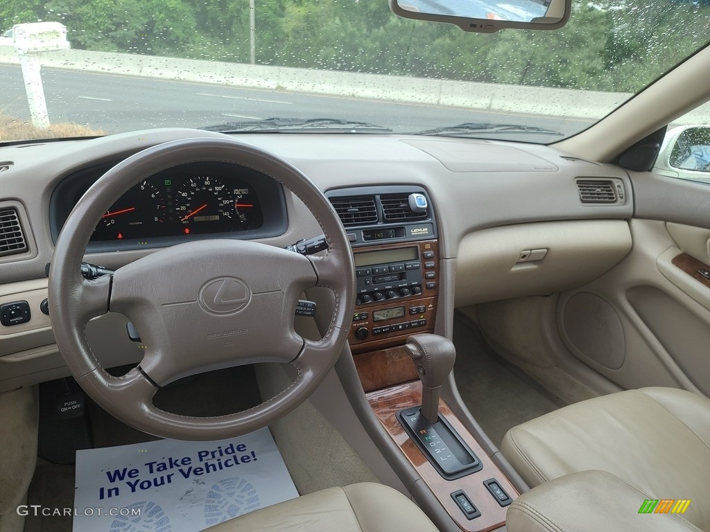 2000 ES 300 Sedan - Diamond White Pearl / Ivory photo #9