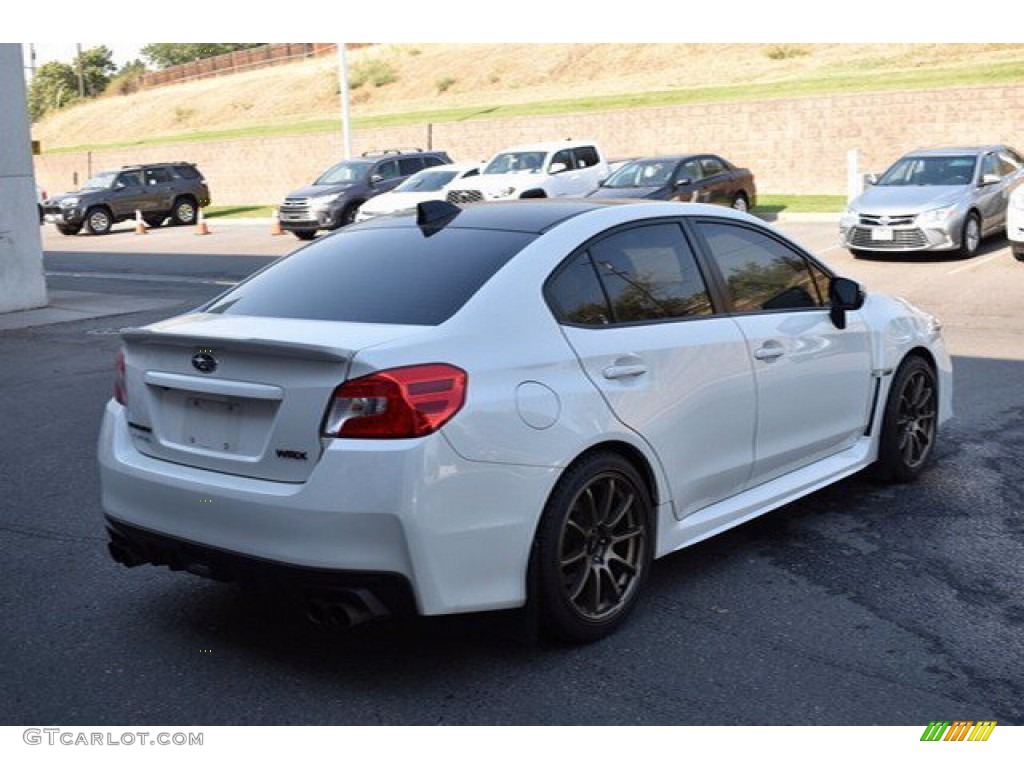 2017 WRX Limited - Crystal White Pearl / Carbon Black photo #5