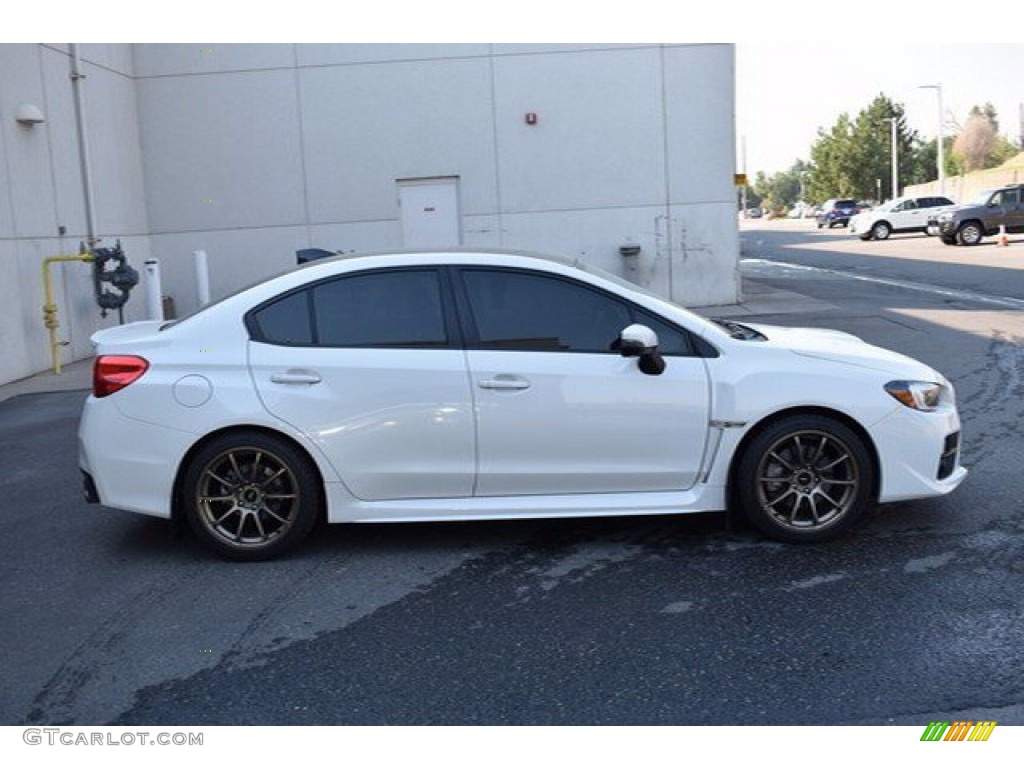 2017 WRX Limited - Crystal White Pearl / Carbon Black photo #6