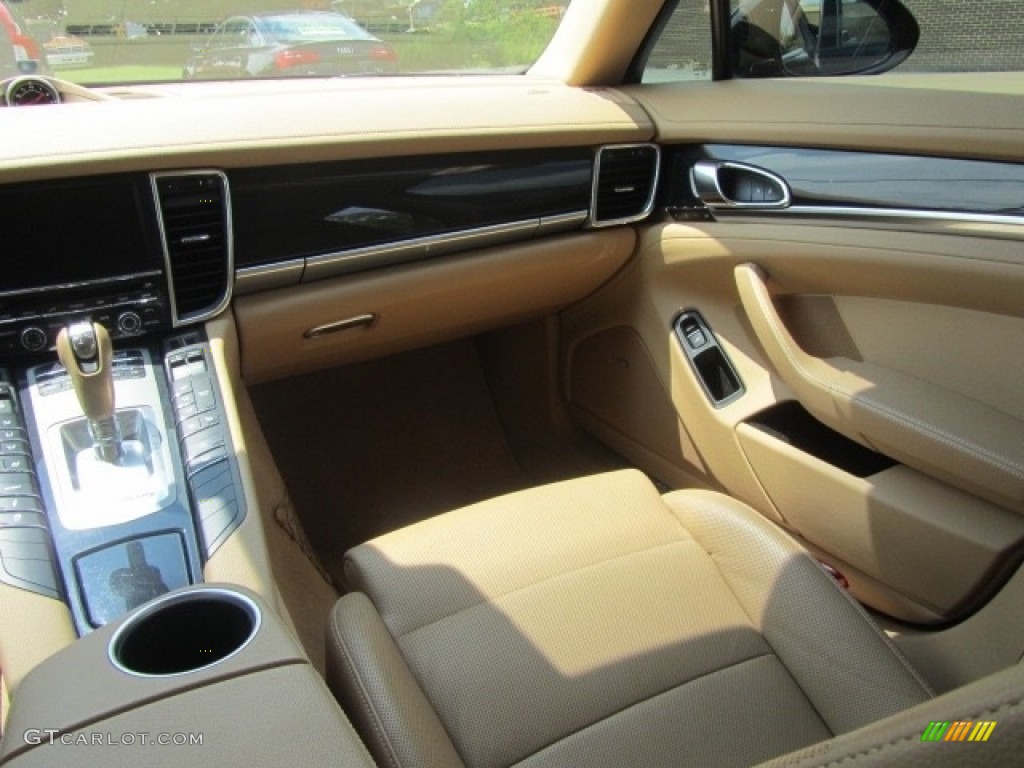 2014 Panamera 4 - Black / Luxor Beige photo #14