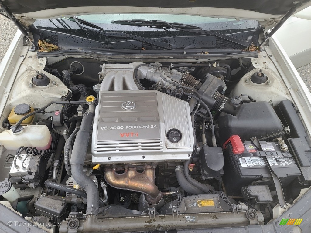 2000 ES 300 Sedan - Diamond White Pearl / Ivory photo #16