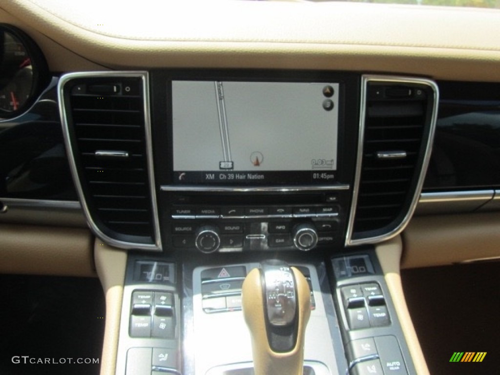 2014 Panamera 4 - Black / Luxor Beige photo #15