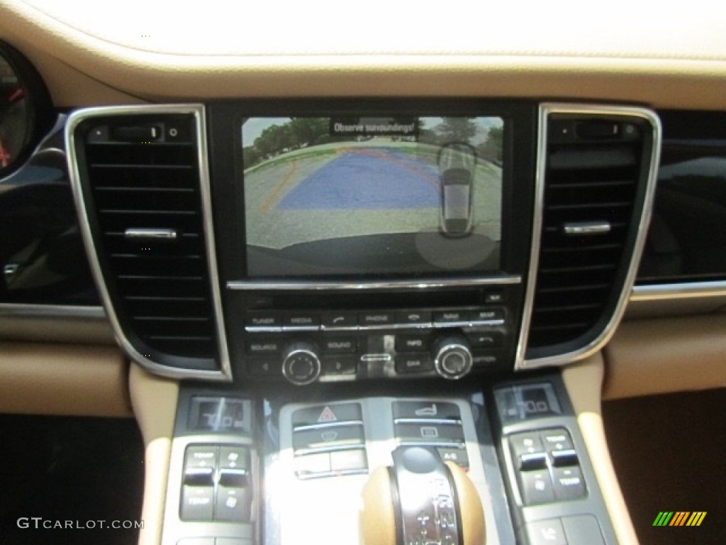 2014 Panamera 4 - Black / Luxor Beige photo #16