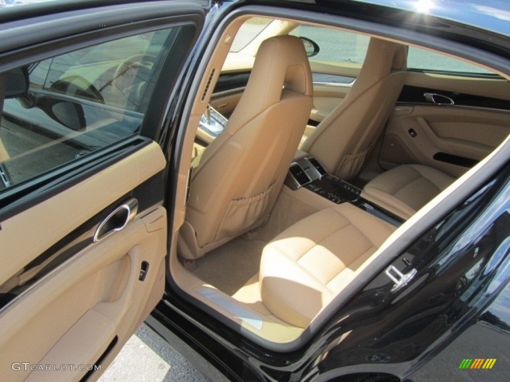 2014 Panamera 4 - Black / Luxor Beige photo #20