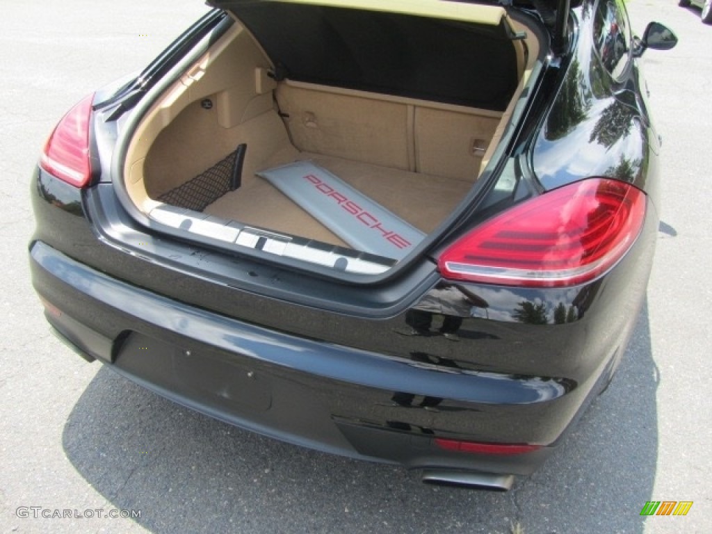 2014 Panamera 4 - Black / Luxor Beige photo #21