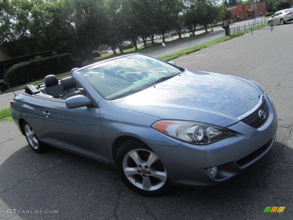 2005 Solara SLE V6 Convertible - Cosmic Blue Metallic / Dark Stone photo #3