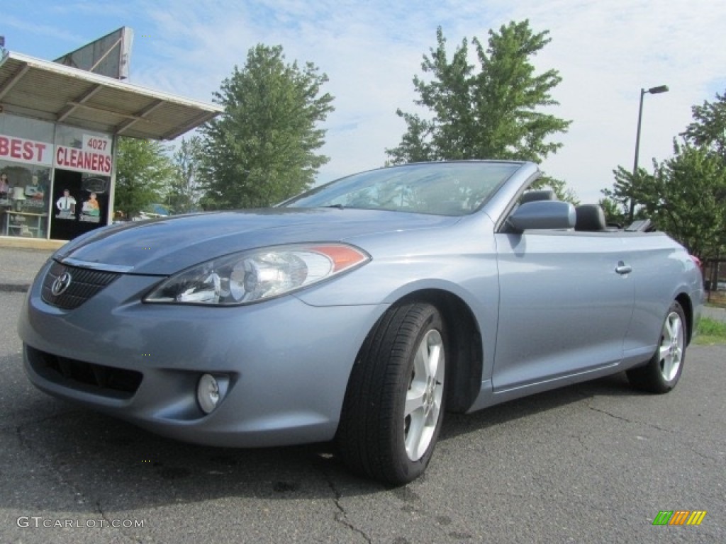 2005 Solara SLE V6 Convertible - Cosmic Blue Metallic / Dark Stone photo #6