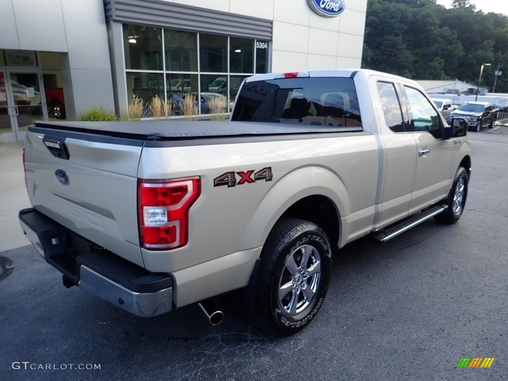 2018 F150 XLT SuperCab 4x4 - White Gold / Light Camel photo #2