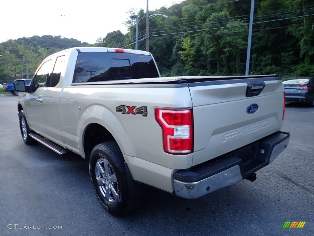 2018 F150 XLT SuperCab 4x4 - White Gold / Light Camel photo #4