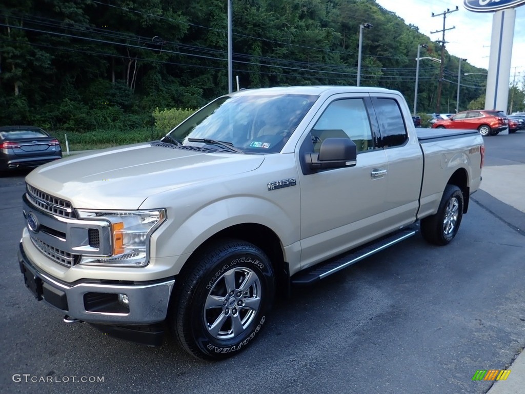 2018 F150 XLT SuperCab 4x4 - White Gold / Light Camel photo #6