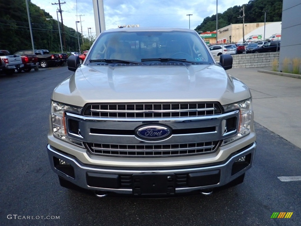 2018 F150 XLT SuperCab 4x4 - White Gold / Light Camel photo #7