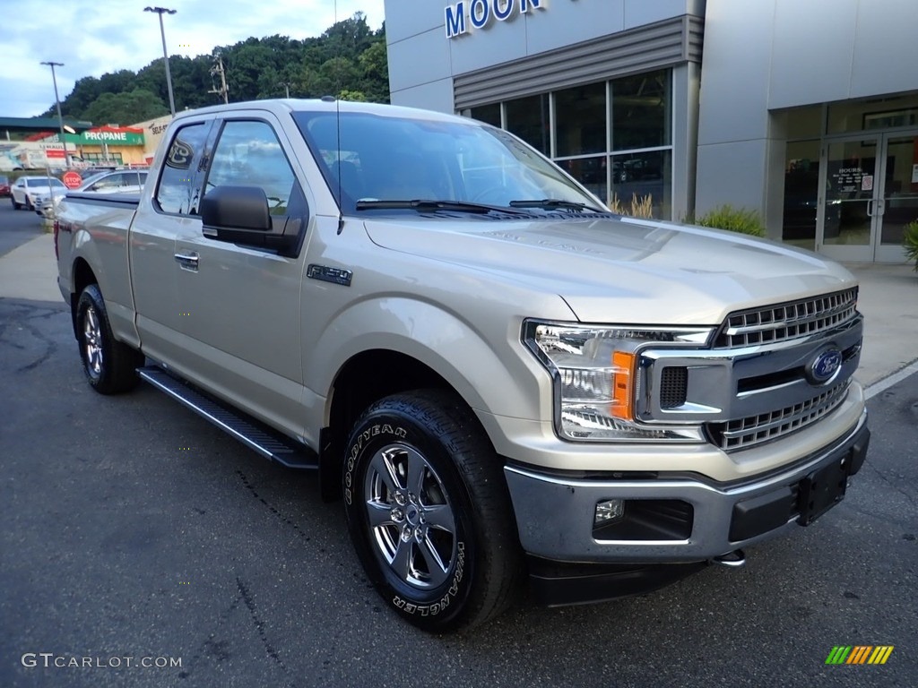 2018 F150 XLT SuperCab 4x4 - White Gold / Light Camel photo #8