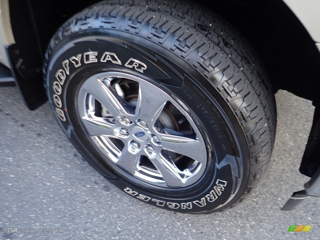 2018 F150 XLT SuperCab 4x4 - White Gold / Light Camel photo #9