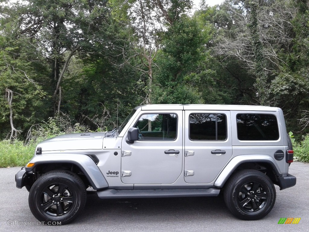 2020 Wrangler Unlimited Altitude 4x4 - Billet Silver Metallic / Black photo #1