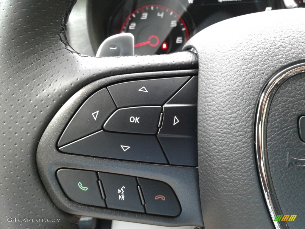 2020 Dodge Charger Daytona Black Steering Wheel Photo #139218930