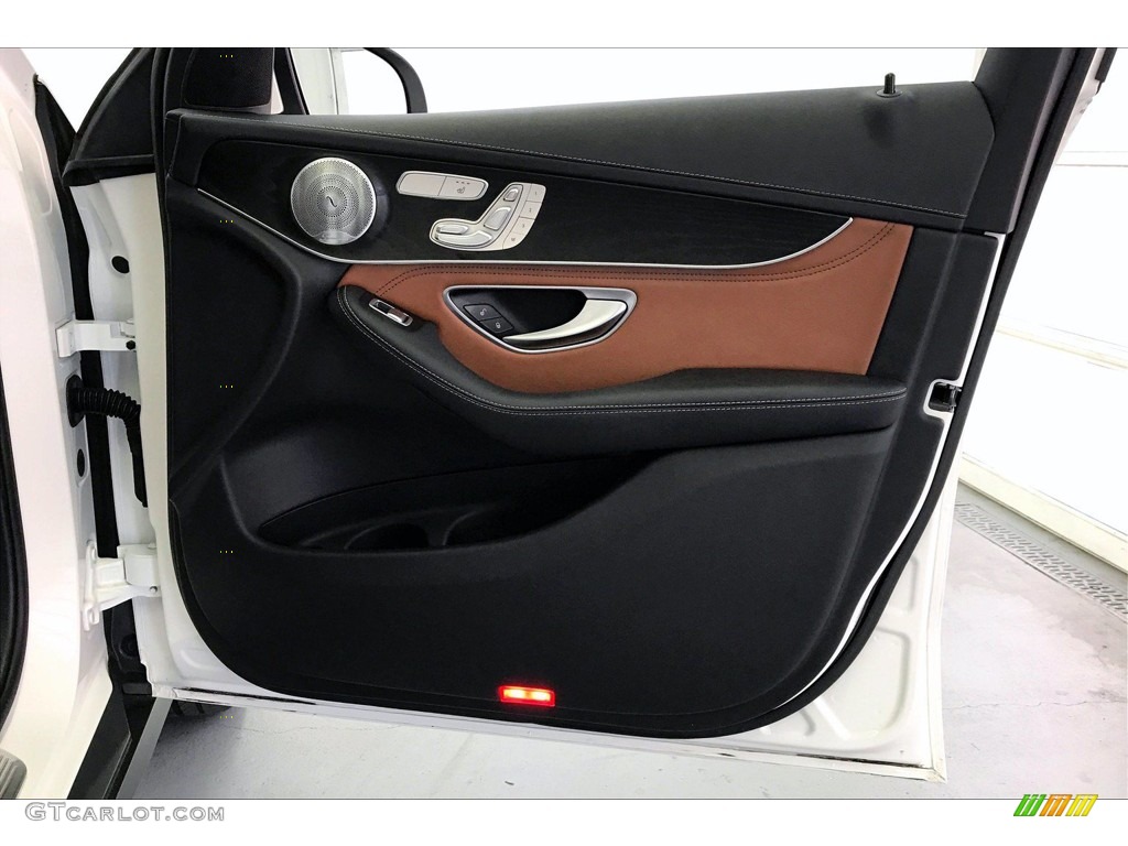 2017 Mercedes-Benz GLC 300 4Matic Saddle Brown/Black Door Panel Photo #139218966