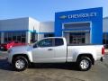 Silver Ice Metallic 2016 Chevrolet Colorado WT Extended Cab 4x4 Exterior