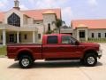 2003 Toreador Red Metallic Ford F250 Super Duty Lariat Crew Cab 4x4  photo #2