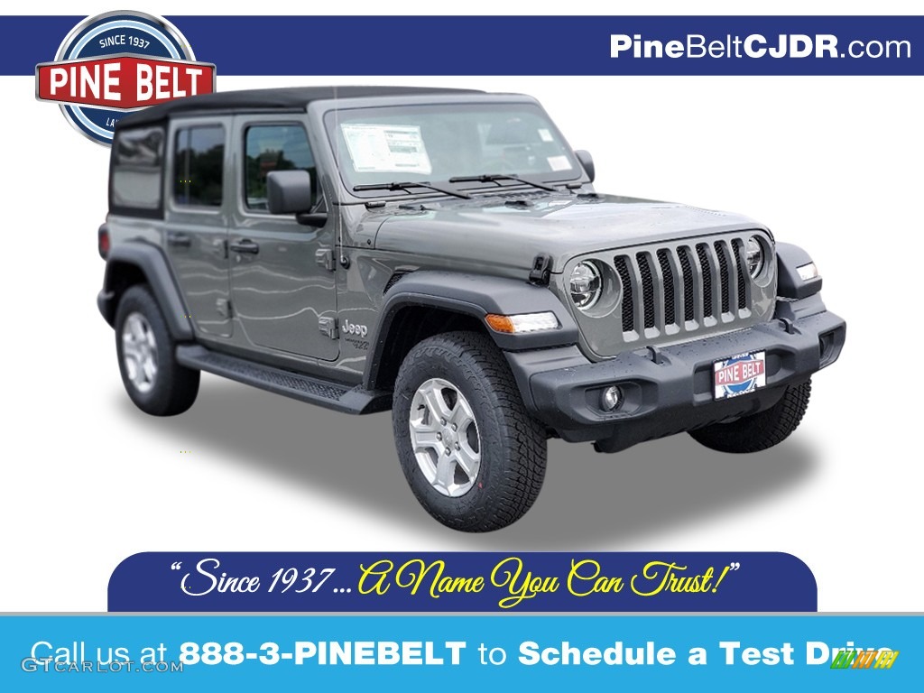 2020 Wrangler Unlimited Sport 4x4 - Sting-Gray / Black photo #1