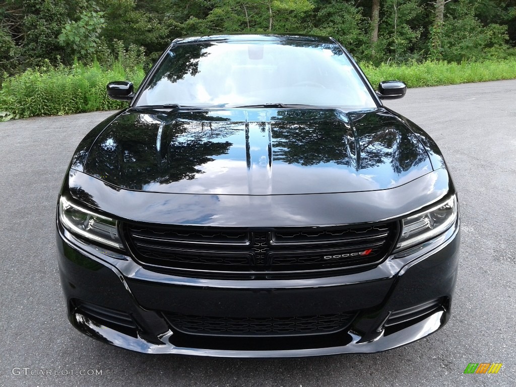 2020 Charger SXT - Pitch Black / Black photo #3