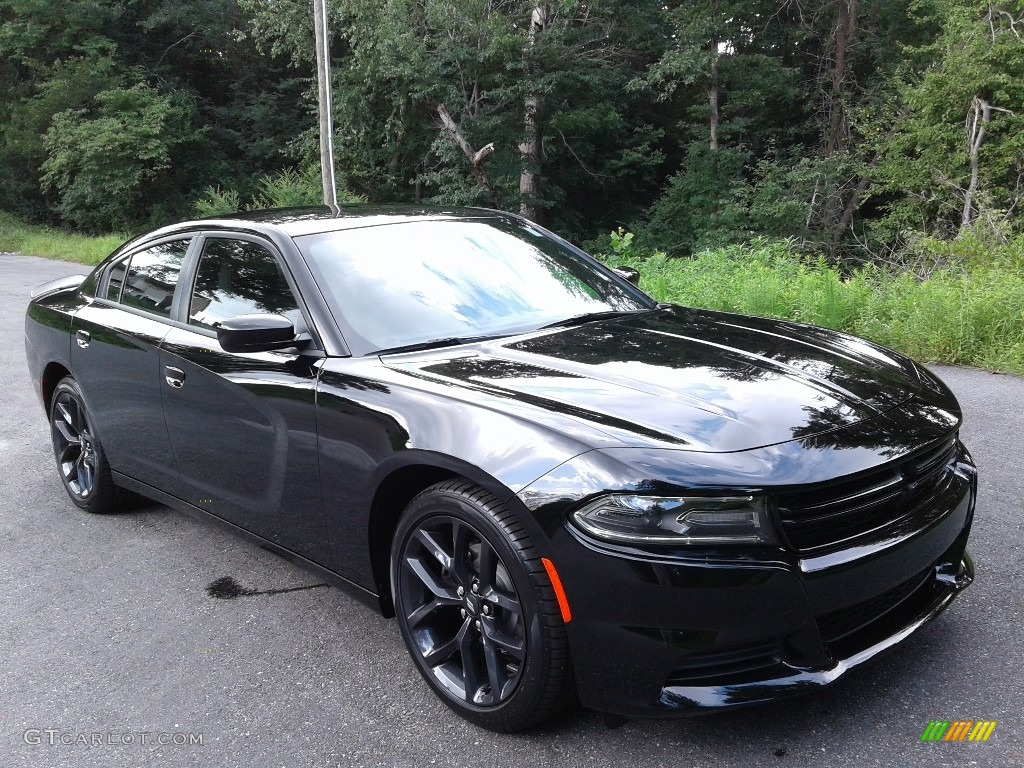 2020 Charger SXT - Pitch Black / Black photo #4