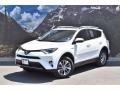 2018 Super White Toyota RAV4 XLE AWD Hybrid  photo #4