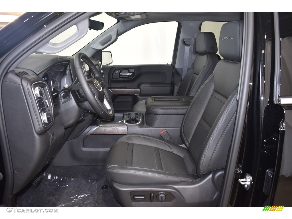 Jet Black Interior 2020 GMC Sierra 1500 Denali Crew Cab 4WD Photo #139220811