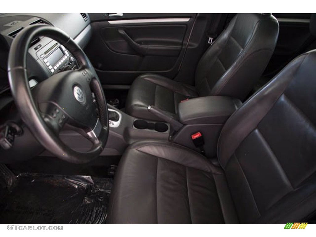 Anthracite Interior 2009 Volkswagen Jetta SEL SportWagen Photo #139222473
