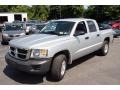 Bright Silver Metallic - Dakota SXT Crew Cab 4x4 Photo No. 1