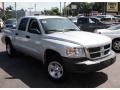 Bright Silver Metallic - Dakota SXT Crew Cab 4x4 Photo No. 3