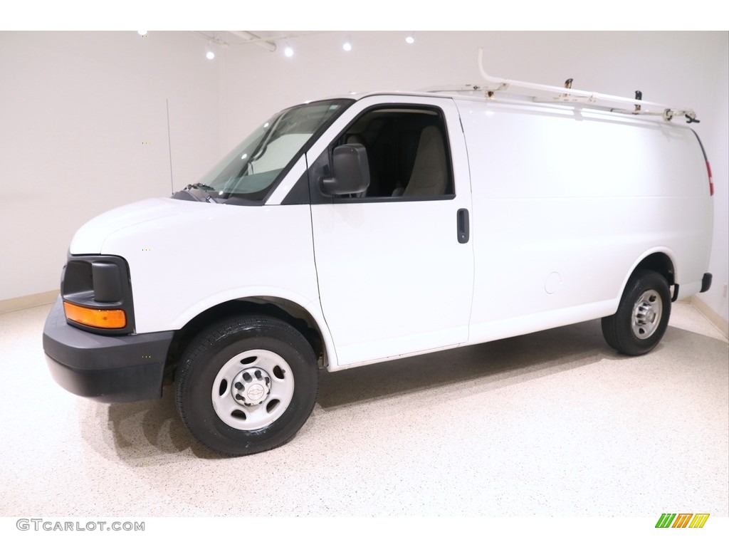 Summit White 2015 Chevrolet Express 2500 Cargo WT Exterior Photo #139222932