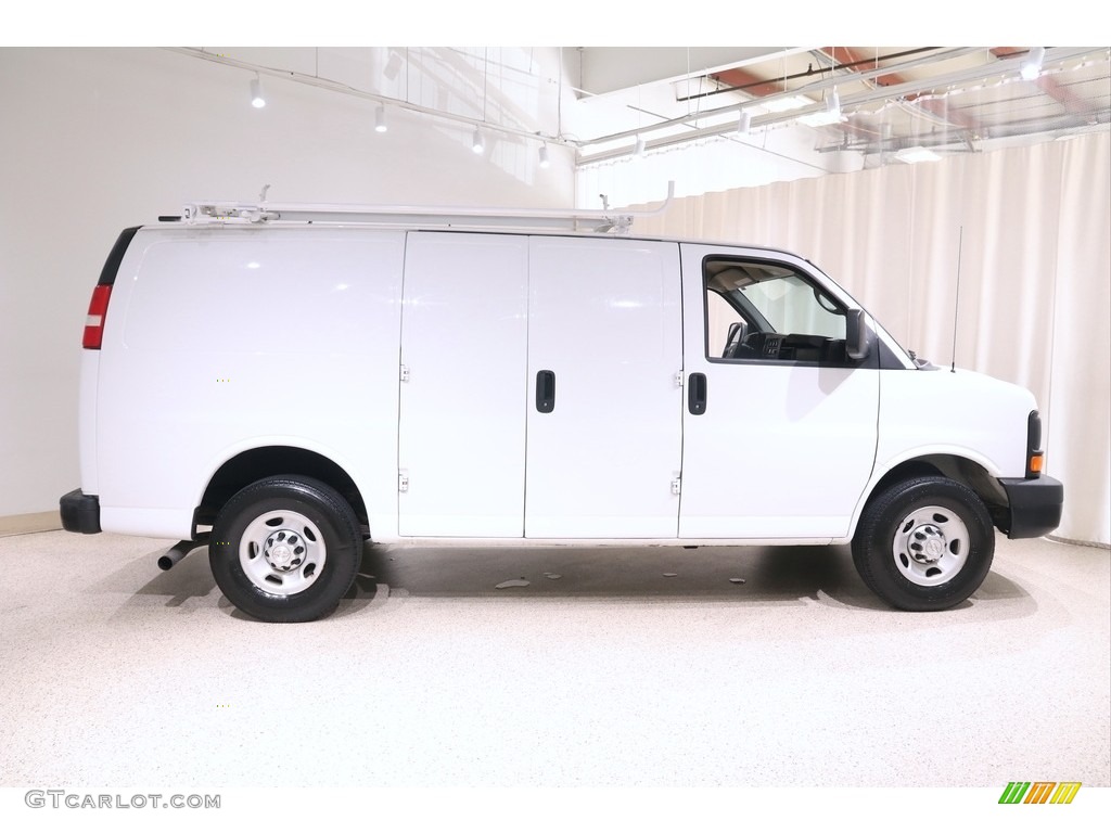 Summit White 2015 Chevrolet Express 2500 Cargo WT Exterior Photo #139223129