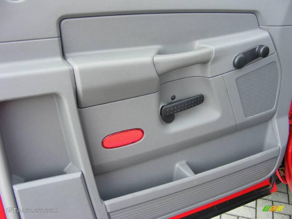 2008 Ram 1500 ST Regular Cab - Flame Red / Medium Slate Gray photo #12