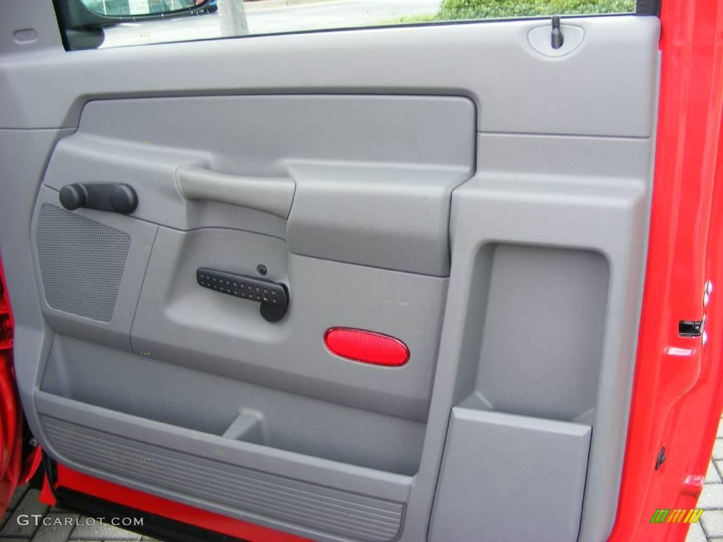 2008 Ram 1500 ST Regular Cab - Flame Red / Medium Slate Gray photo #15