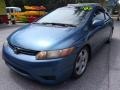 2008 Atomic Blue Metallic Honda Civic LX Coupe  photo #7