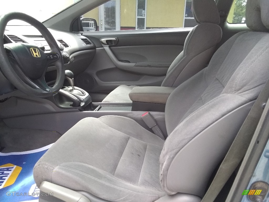 2008 Civic LX Coupe - Atomic Blue Metallic / Gray photo #10