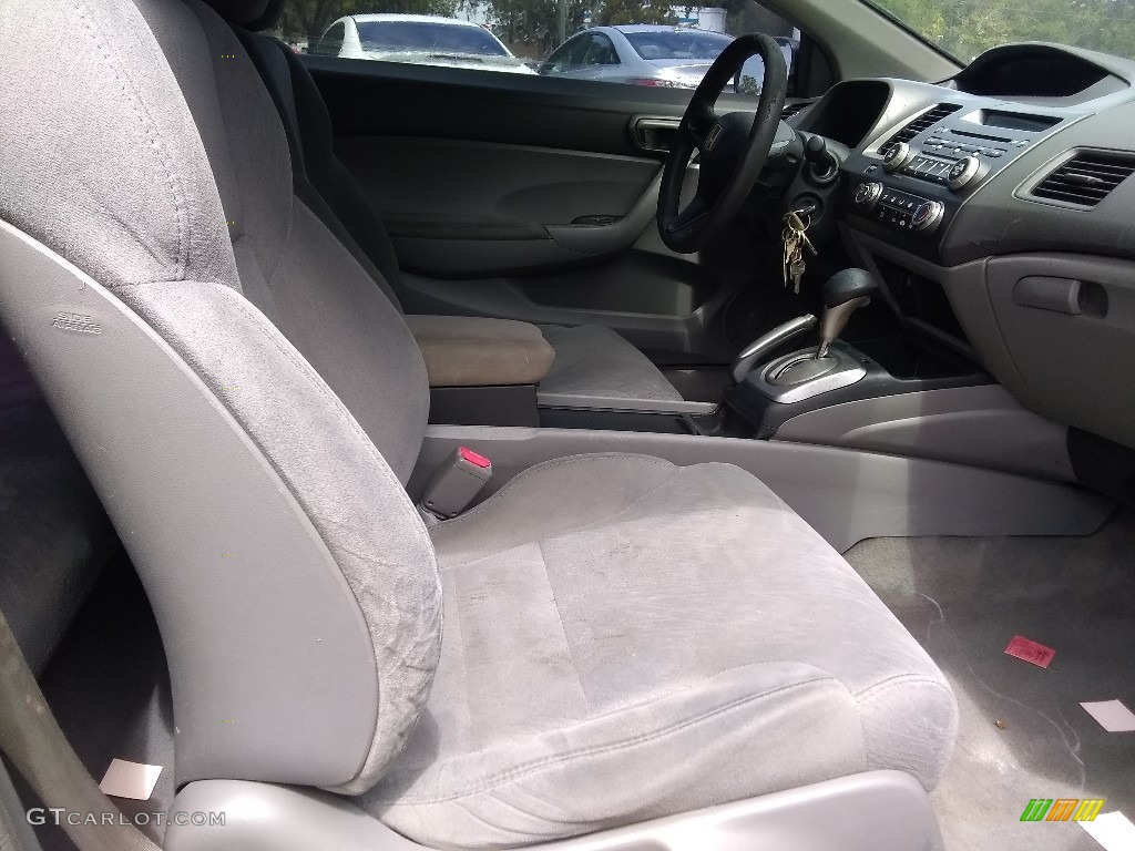 2008 Civic LX Coupe - Atomic Blue Metallic / Gray photo #14