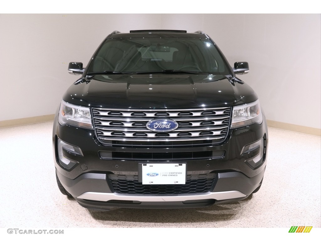 2017 Explorer XLT 4WD - Shadow Black / Ebony Black photo #2