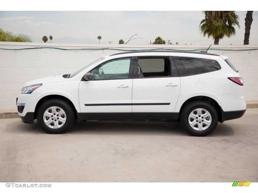 Summit White 2016 Chevrolet Traverse LS Exterior Photo #139225536