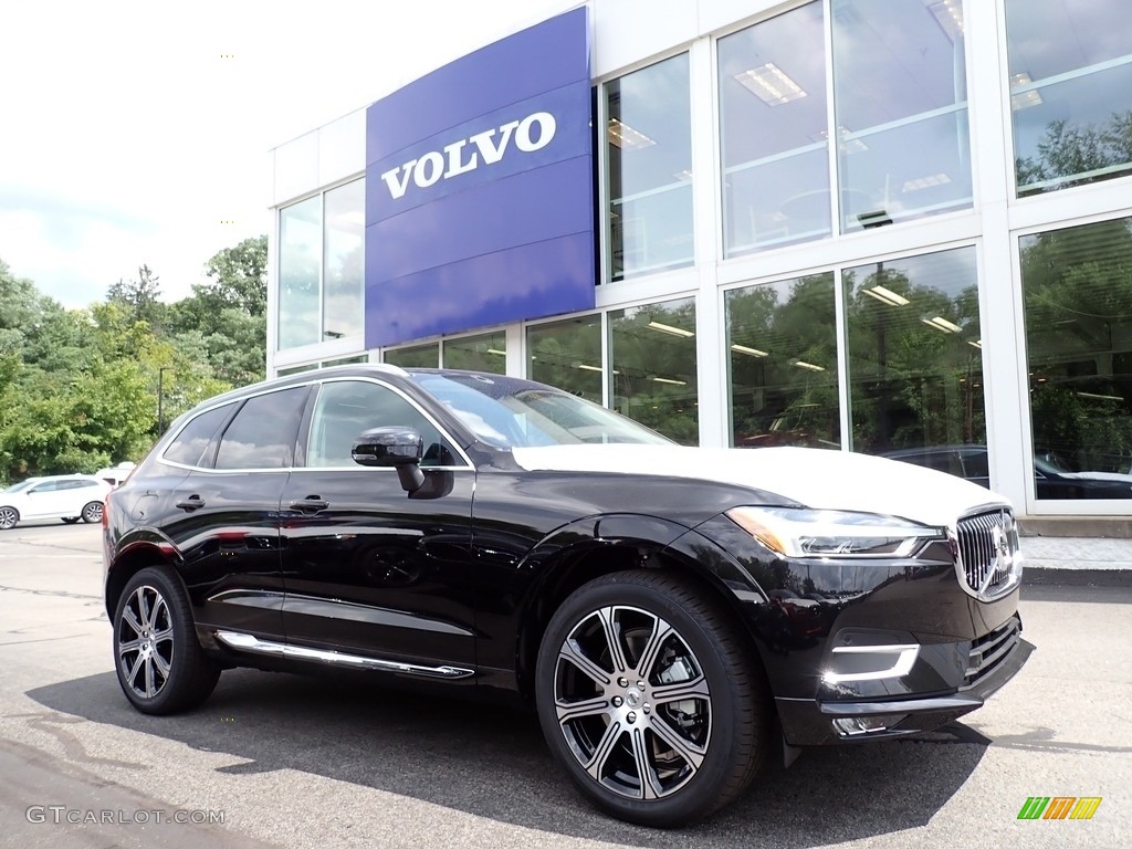 Onyx Black Metallic 2021 Volvo XC60 T6 AWD Inscription Exterior Photo #139225682