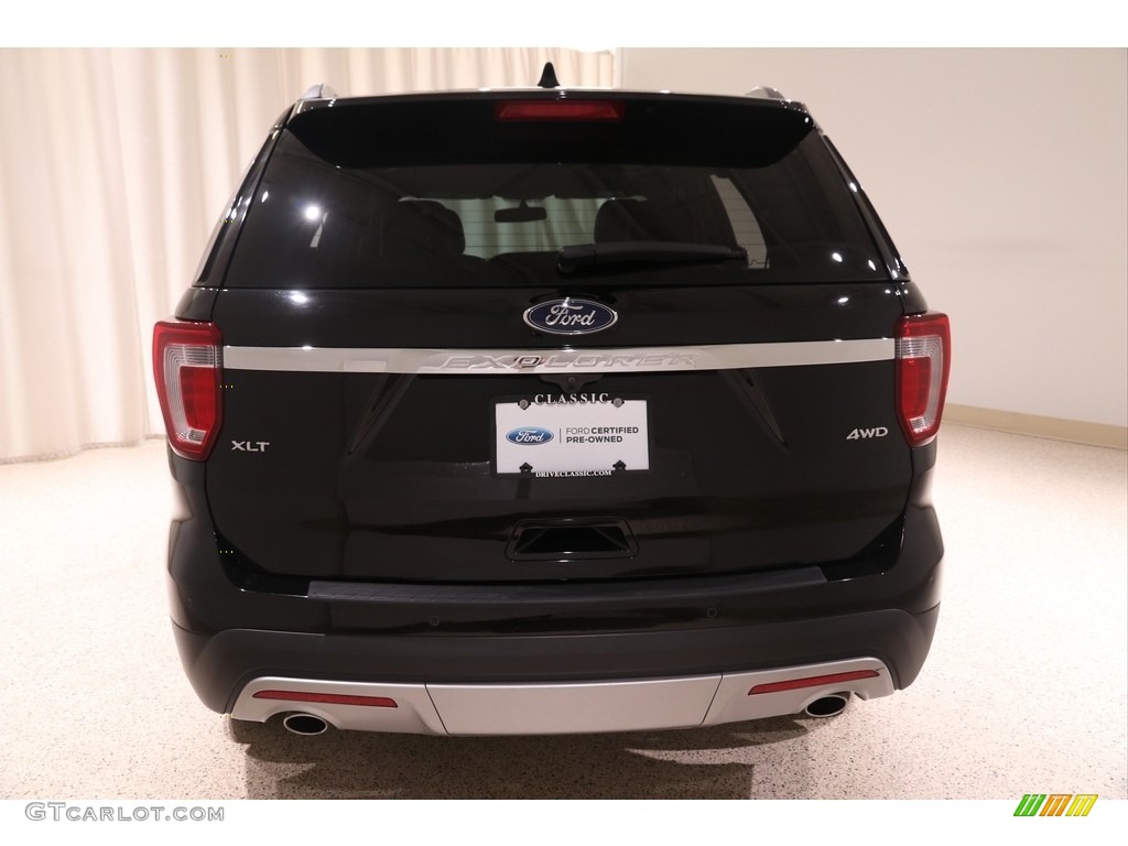 2017 Explorer XLT 4WD - Shadow Black / Ebony Black photo #21