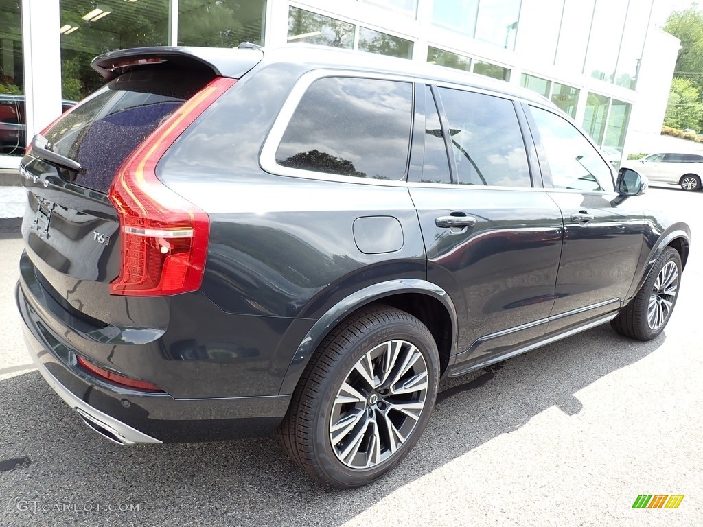 2021 XC90 T6 AWD Momentum - Savile Gray Metallic / Maroon Brown/Charcoal photo #2