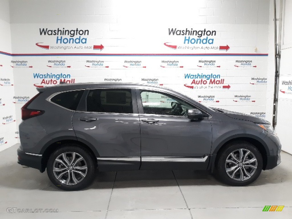 2020 CR-V Touring AWD - Modern Steel Metallic / Black photo #1