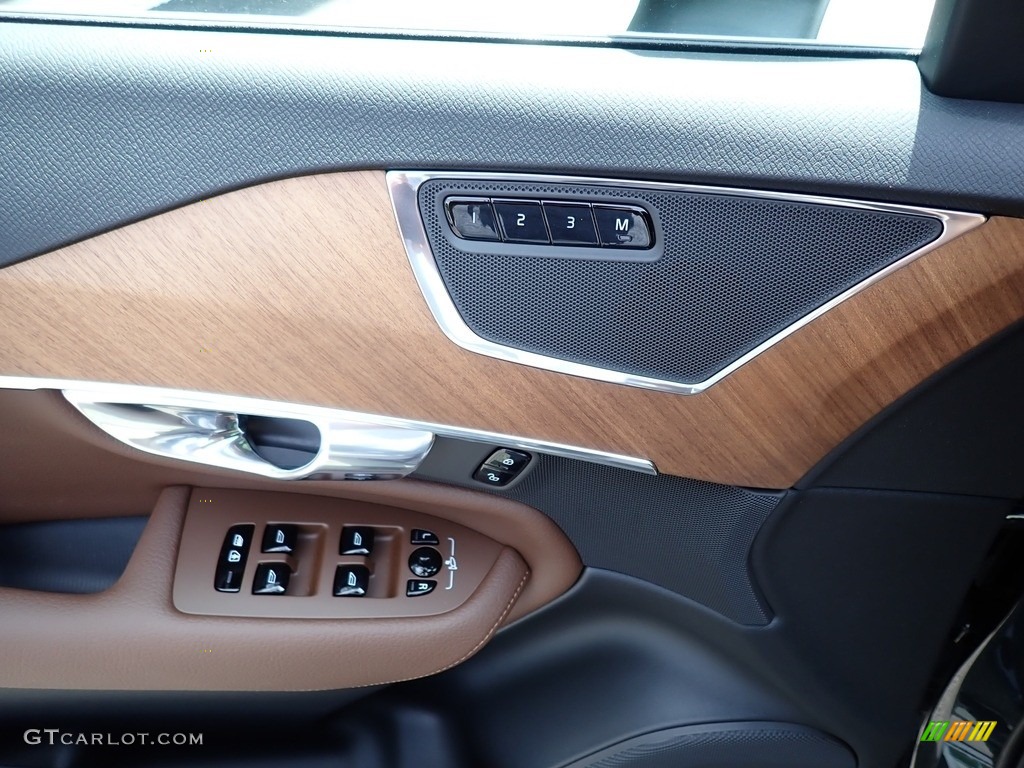 2021 XC90 T6 AWD Momentum - Savile Gray Metallic / Maroon Brown/Charcoal photo #10