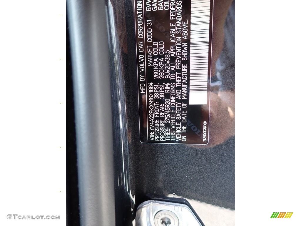 2021 XC90 T6 AWD Momentum - Savile Gray Metallic / Maroon Brown/Charcoal photo #11