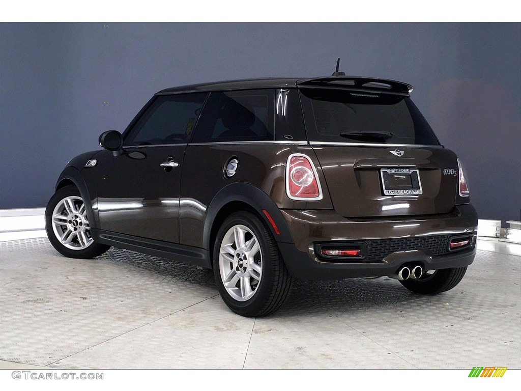 2012 Cooper S Hardtop - Hot Chocolate Metallic / Carbon Black photo #10