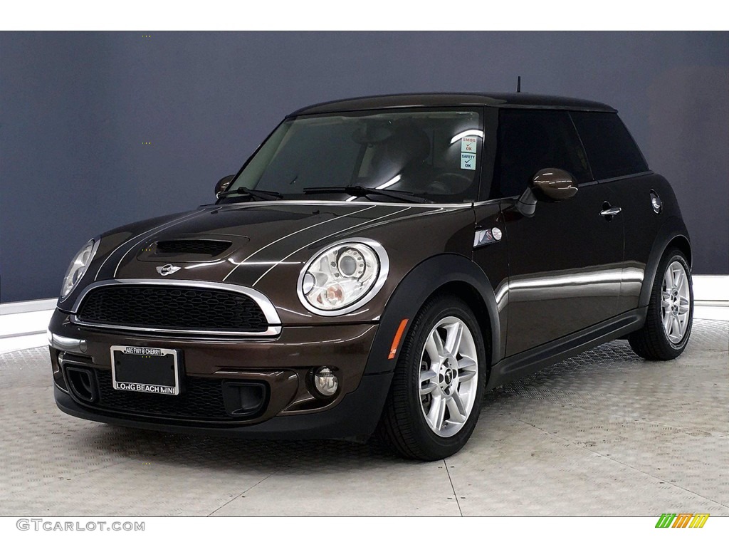 2012 Cooper S Hardtop - Hot Chocolate Metallic / Carbon Black photo #12