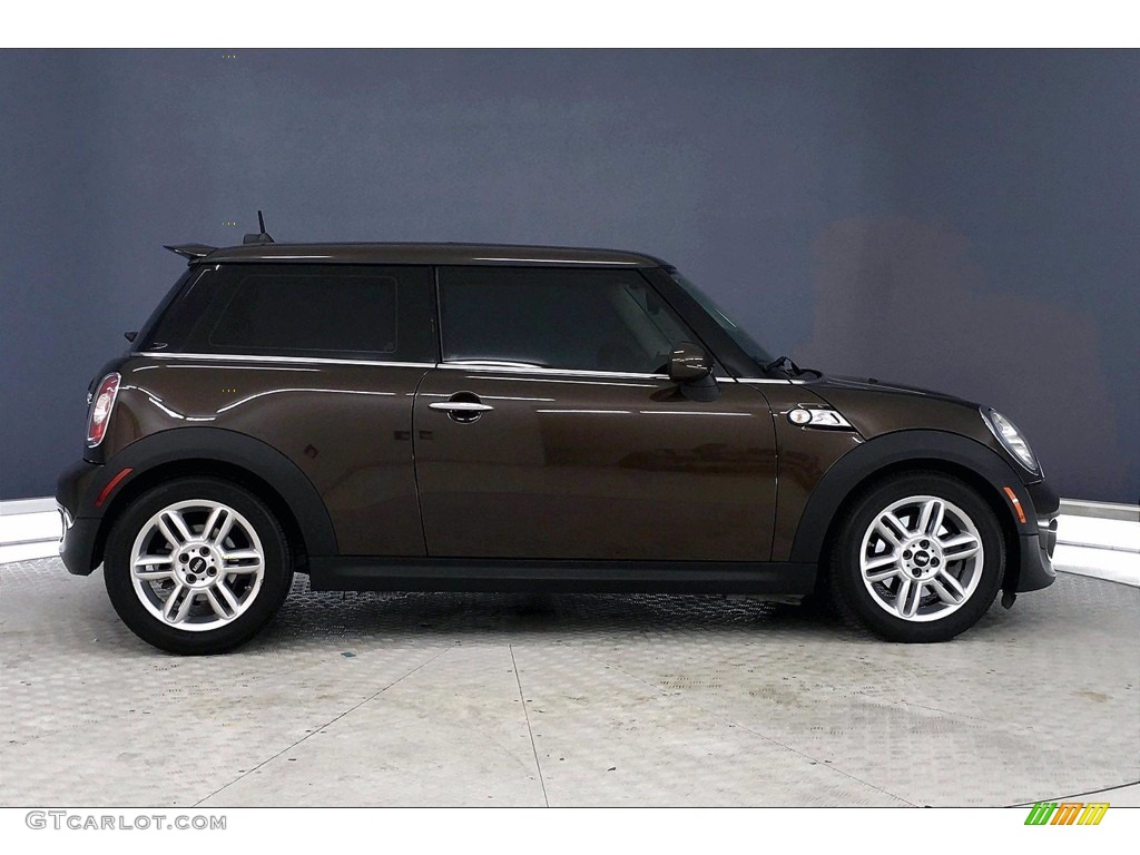 2012 Cooper S Hardtop - Hot Chocolate Metallic / Carbon Black photo #14