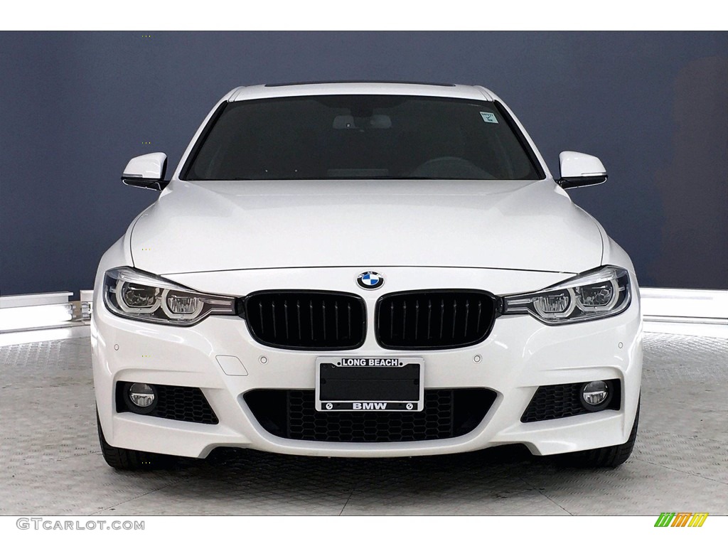 2017 3 Series 340i Sedan - Alpine White / Black photo #2